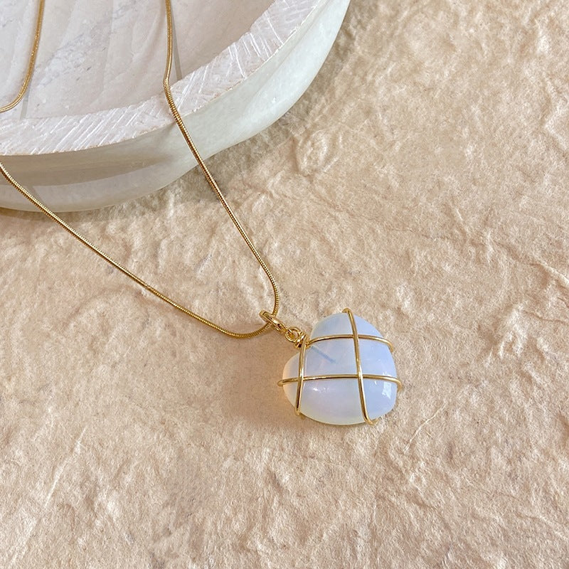 Moonstone Necklace for Young Girls - Enchanting Jewelry Inspired by Cartoon Princesses