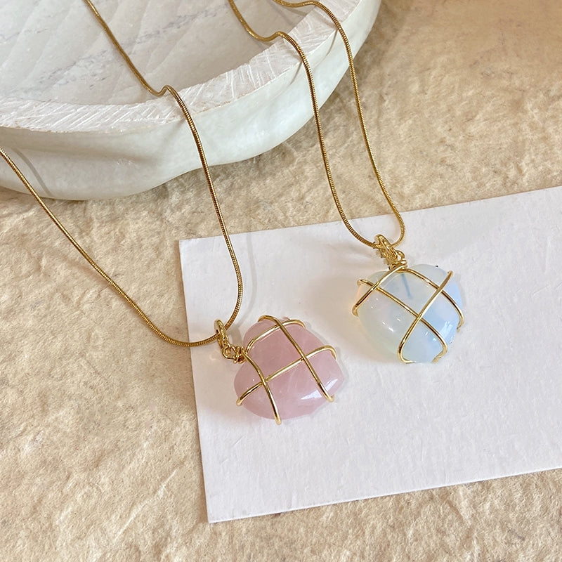 Moonstone Necklace for Young Girls - Enchanting Jewelry Inspired by Cartoon Princesses
