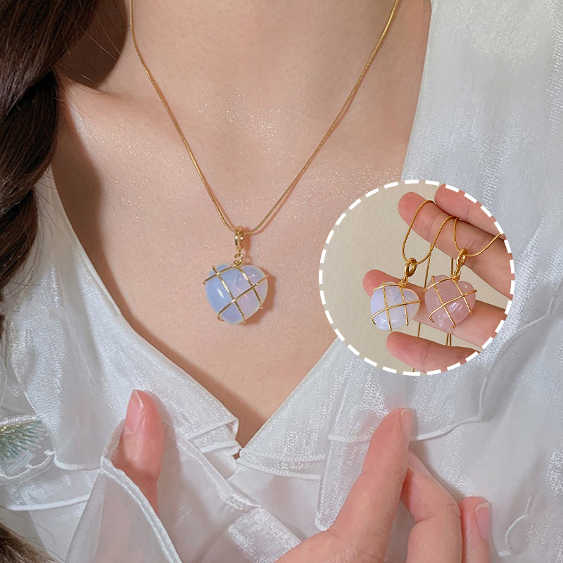 Moonstone Necklace for Young Girls - Enchanting Jewelry Inspired by Cartoon Princesses