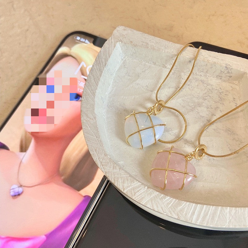 Moonstone Necklace for Young Girls - Enchanting Jewelry Inspired by Cartoon Princesses
